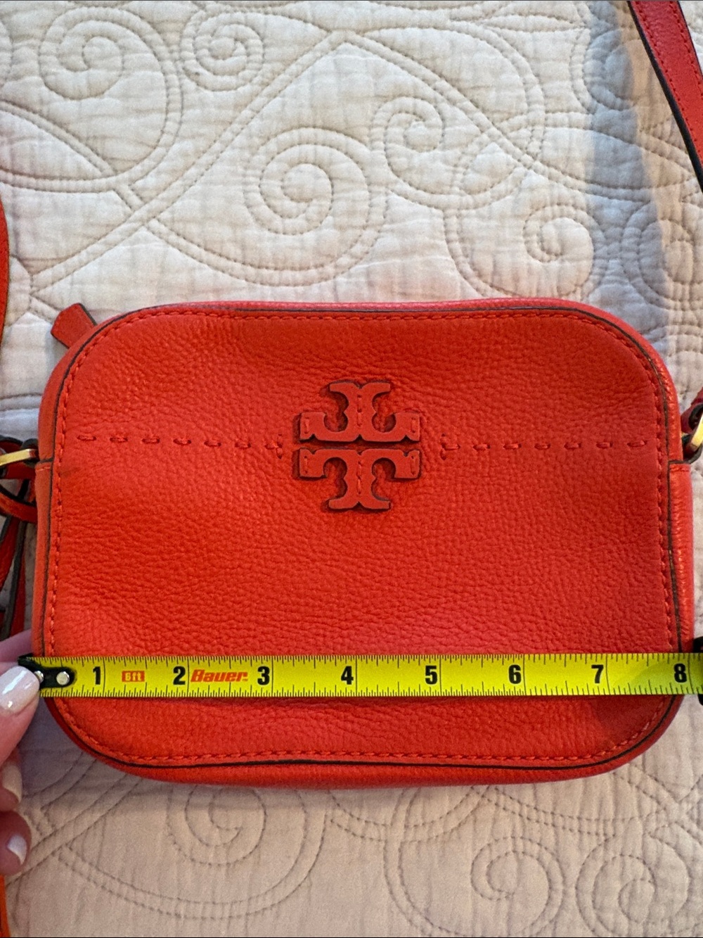 Tory Burch Vibrant Red Crossbody Bag - Picture 12 of 14